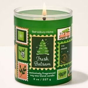"Fresh Balsam" Single-Wick Candle